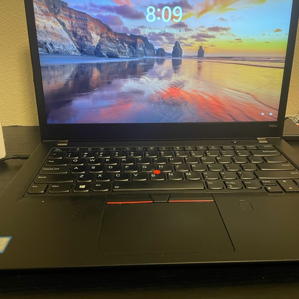 Lenovo ThinkPad T480s Black Laptop